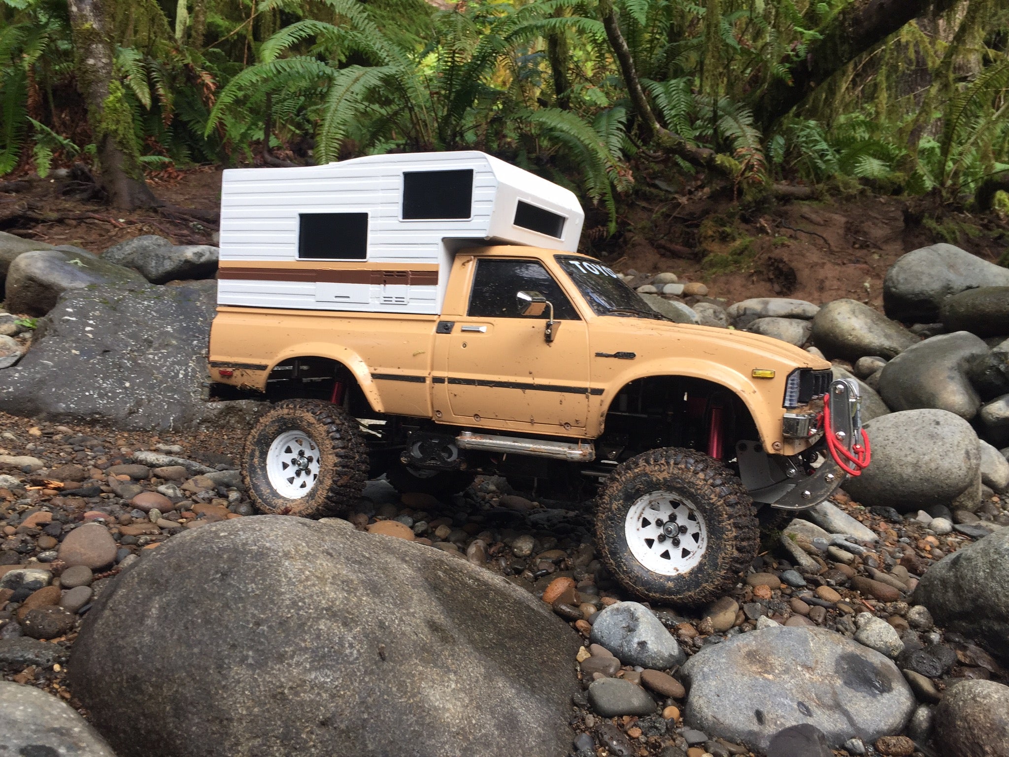 Camper para Tamiya RC Toyota Hilux High Lift