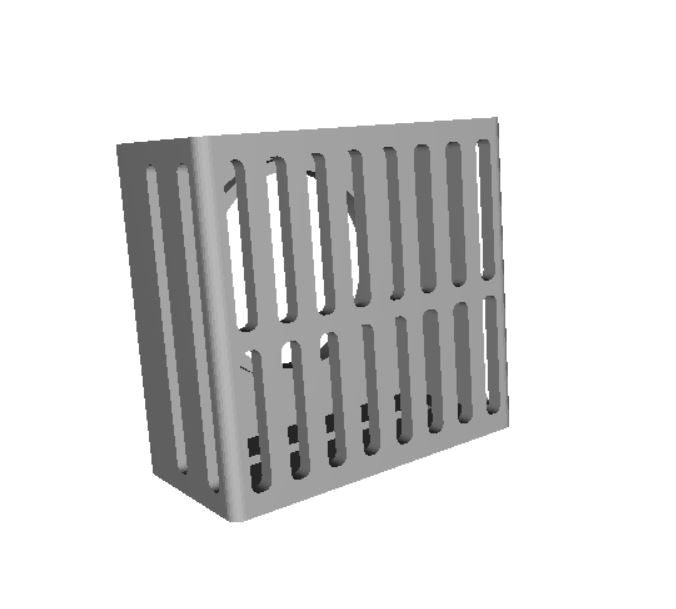 Rejilla universal para pasamuros de bajada a sump (85x80x40 mm) | Apta para acuarios marinos, plantados (Copia)