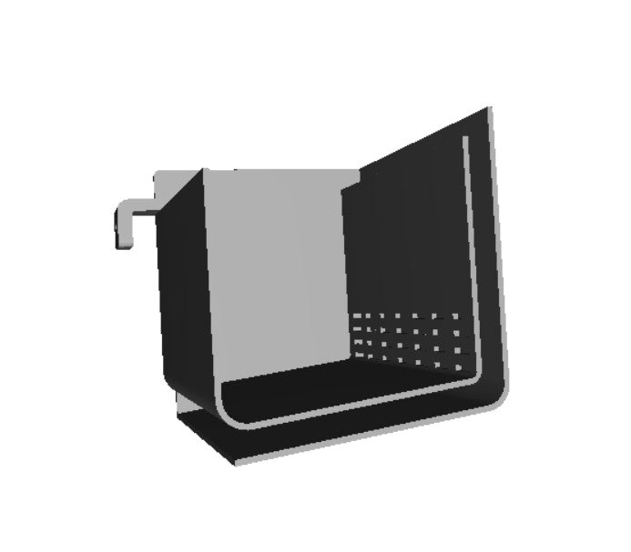 Caja filtrante para sump de acuario (120*100*100 mm) | Ideal para carbón, canutillos y pellets | Compatible con acuarios marinos y de agua dulce