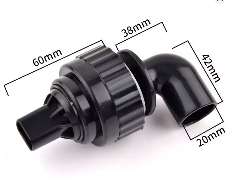 Salida de agua Pico-pato con pasamuros 2 en 1