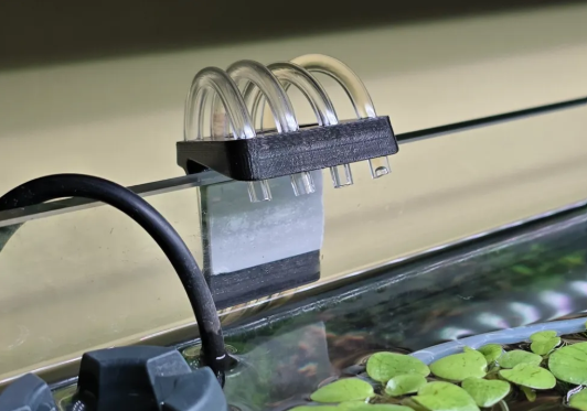 Soporte tubo peristálticas adhesivo