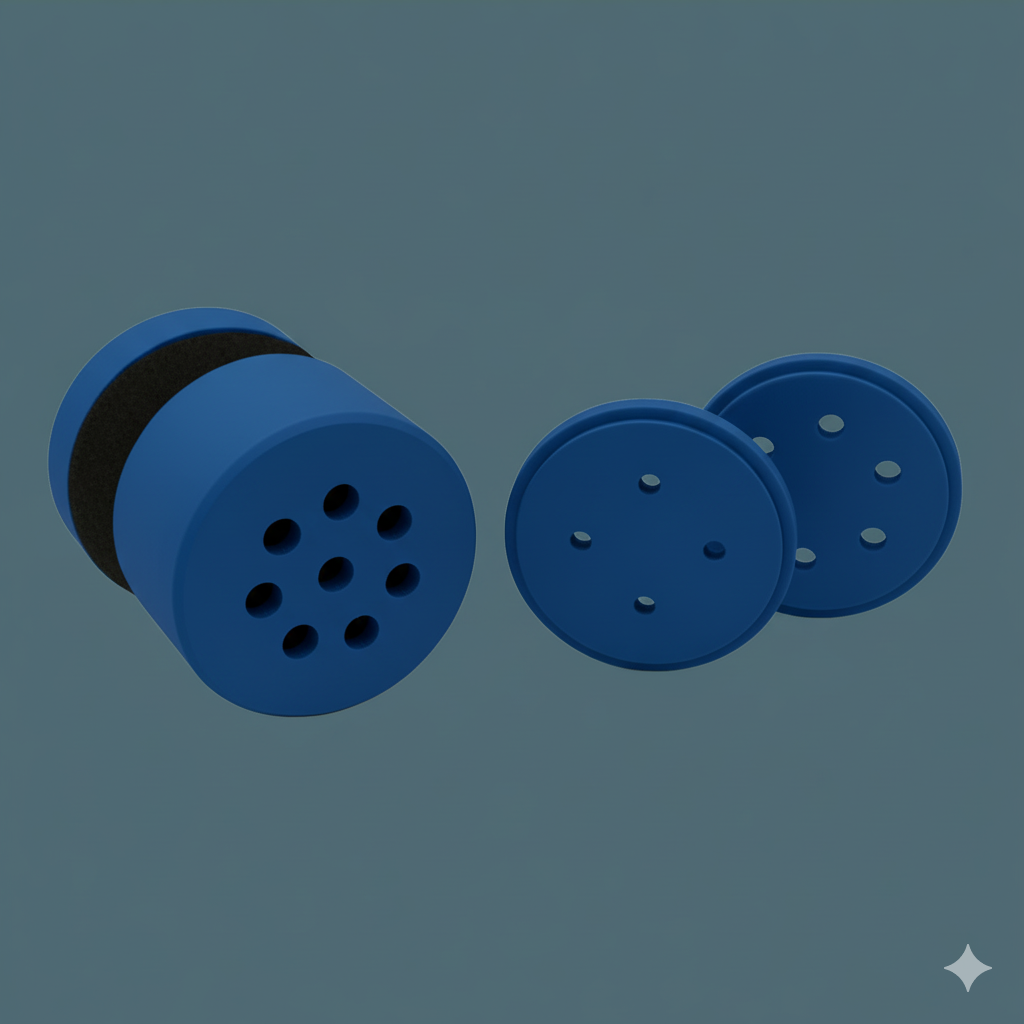 Dispensador de Comida Magnético para Pez Mariposa Copperband