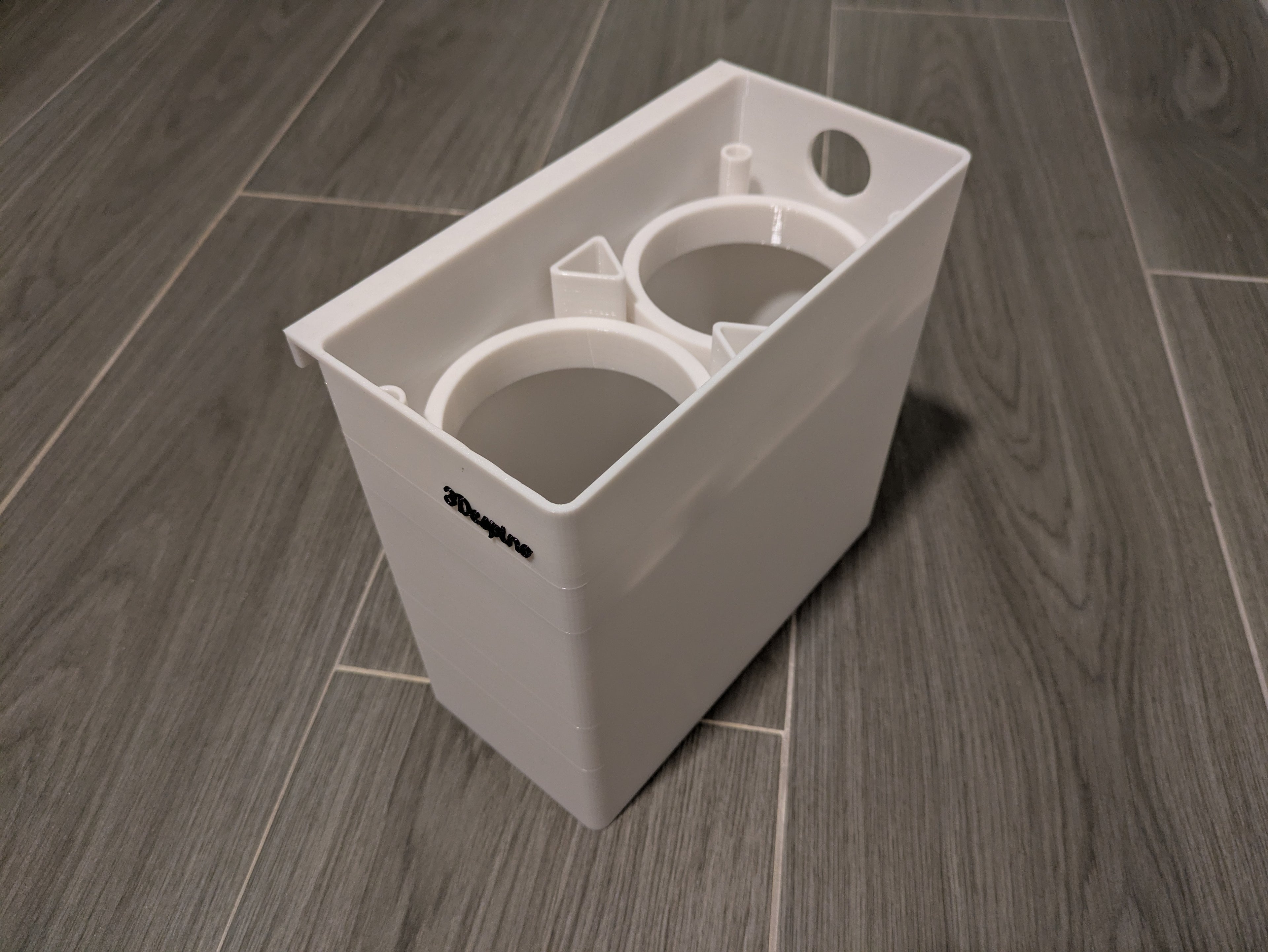 Caja sump de filtrado con soporte para 2 calcetines