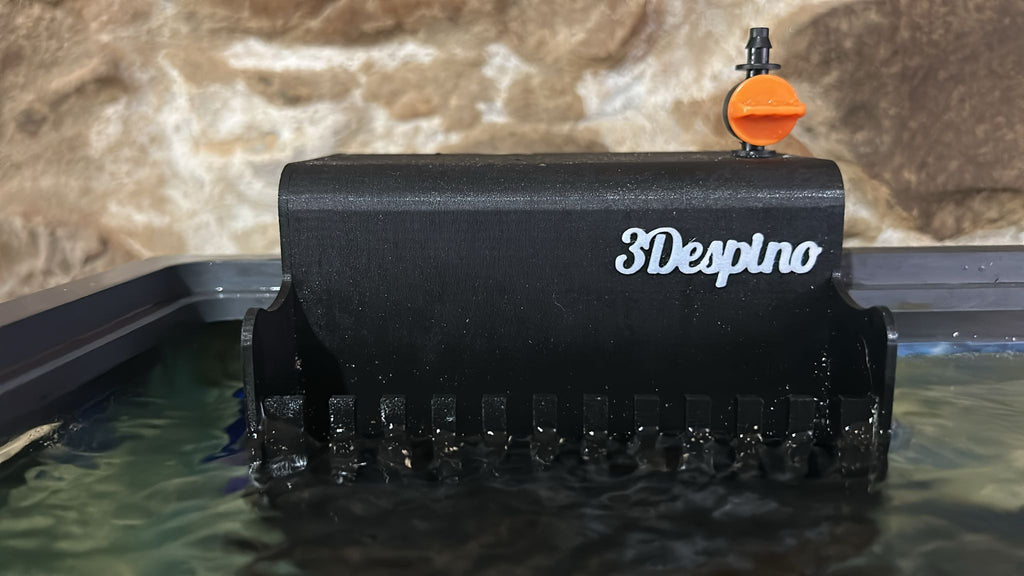 Rebosadero tipo Blau para sump sin taladrar la urna | Con sistema antidescebado y peine ajustable | Opciones de bajada 32/40 mm y hueco 20/32 mm