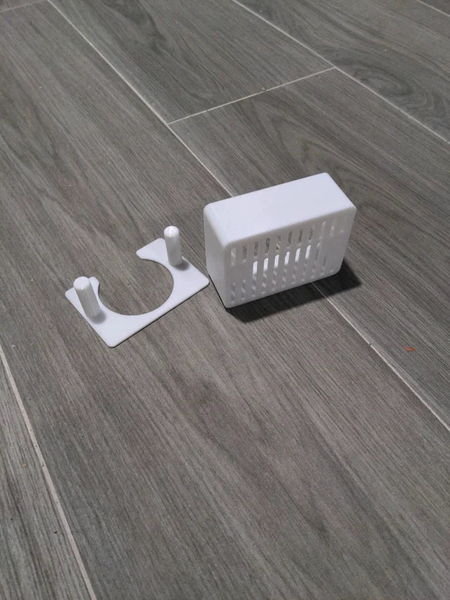Rejilla universal para pasamuros de bajada a sump (100×70×40 mm) | Apta para acuarios marinos, plantados